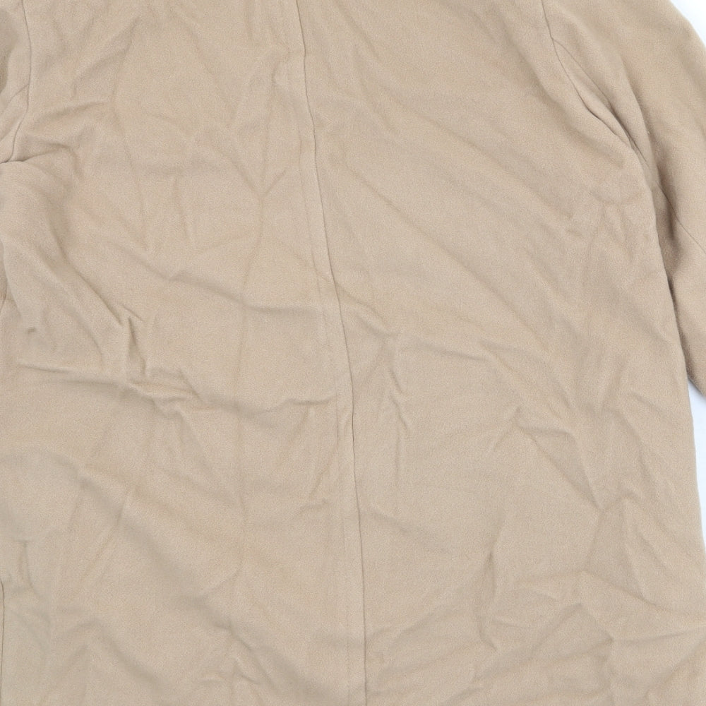 Windsmoor Womens Beige Pea Coat Coat Size 12 Button