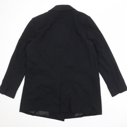 Marks and Spencer Womens Black Polyester Jacket Blazer Size 14