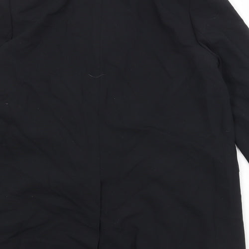 Marks and Spencer Womens Black Polyester Jacket Blazer Size 14