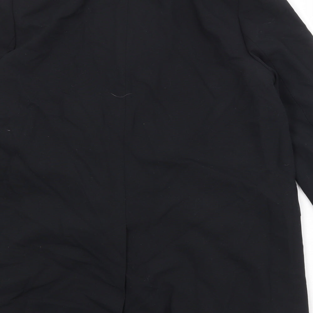Marks and Spencer Womens Black Polyester Jacket Blazer Size 14