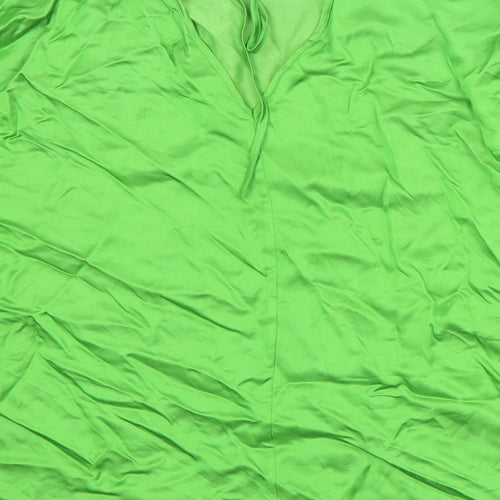 Autograph Womens Green Viscose Basic Blouse Size 20 Round Neck