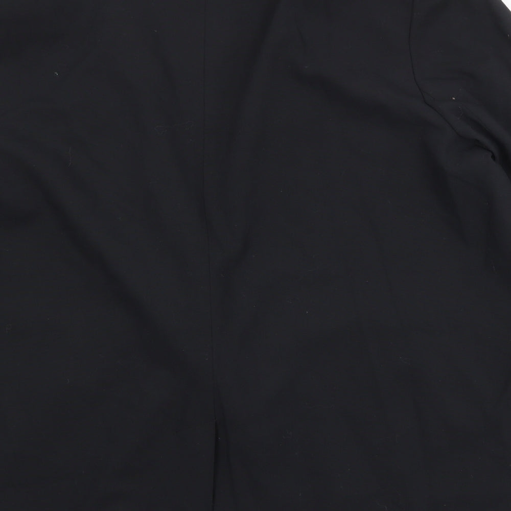 Marks and Spencer Womens Black Polyester Jacket Suit Jacket Size 20