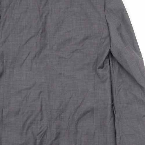 Autograph Mens Grey Wool Jacket Suit Jacket Size 40 Regular