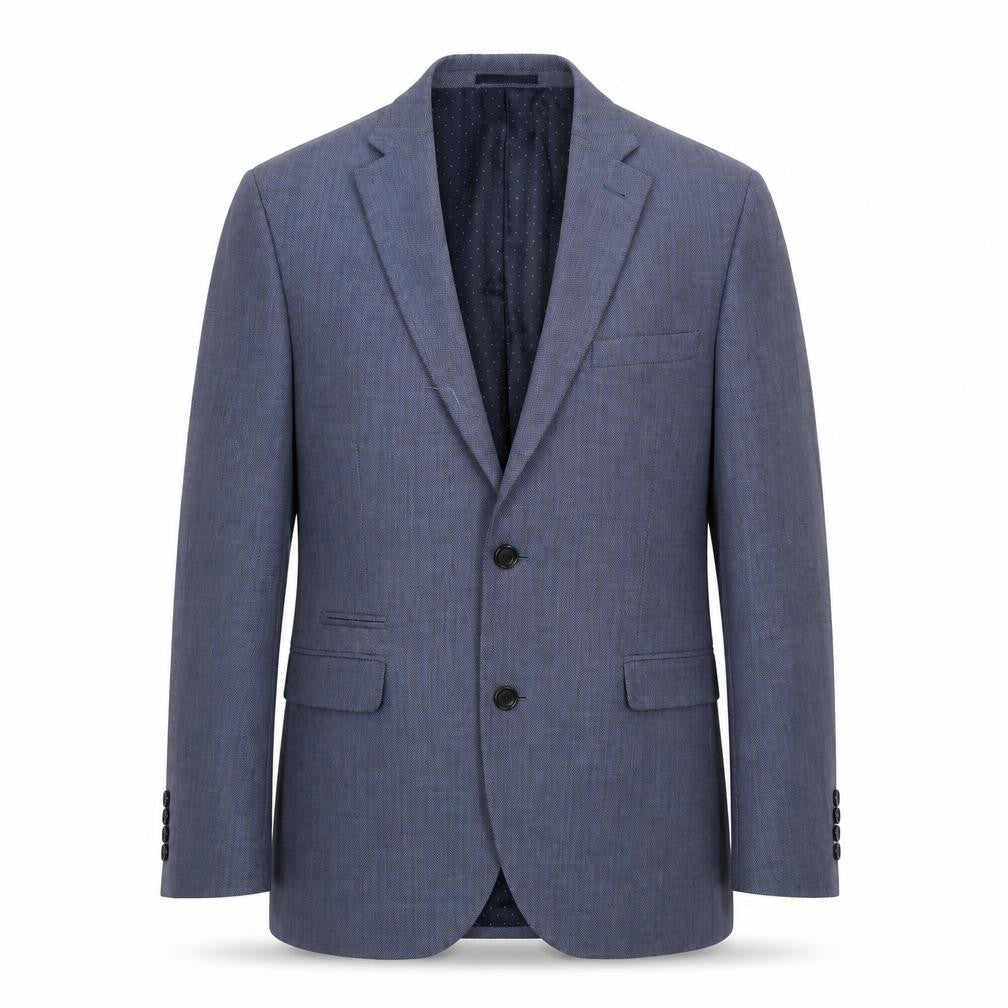Next Mens Blue Polyester Jacket Suit Jacket Size 40 Regular