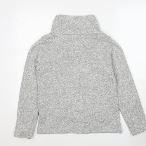 Marks and Spencer Womens Grey Jacket Size 8 Zip