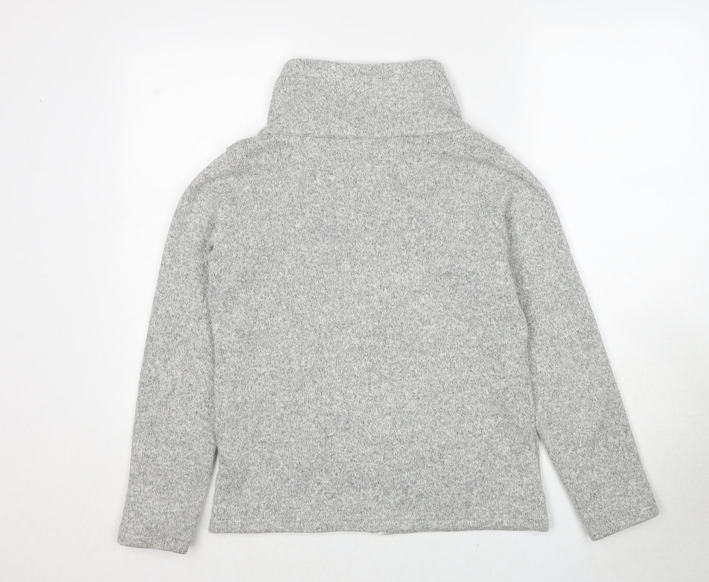 Marks and Spencer Womens Grey Jacket Size 8 Zip