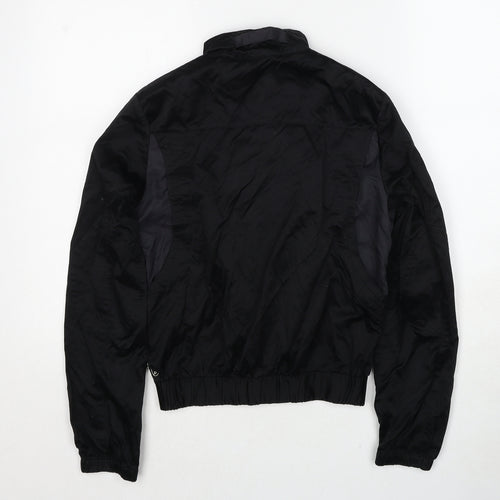 Duck and Cover Womens Black Bomber Jacket Jacket Size XS Zip