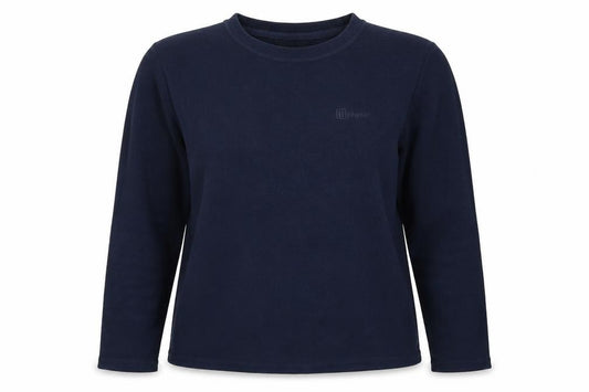 Front view of Hi Gear women’s blue polyester pullover sweatshirt, size UK 10, pullover