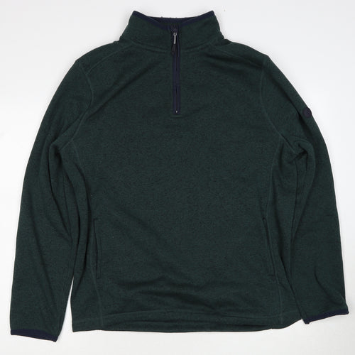 White Stuff Mens Green Polyester Pullover Sweatshirt Size L