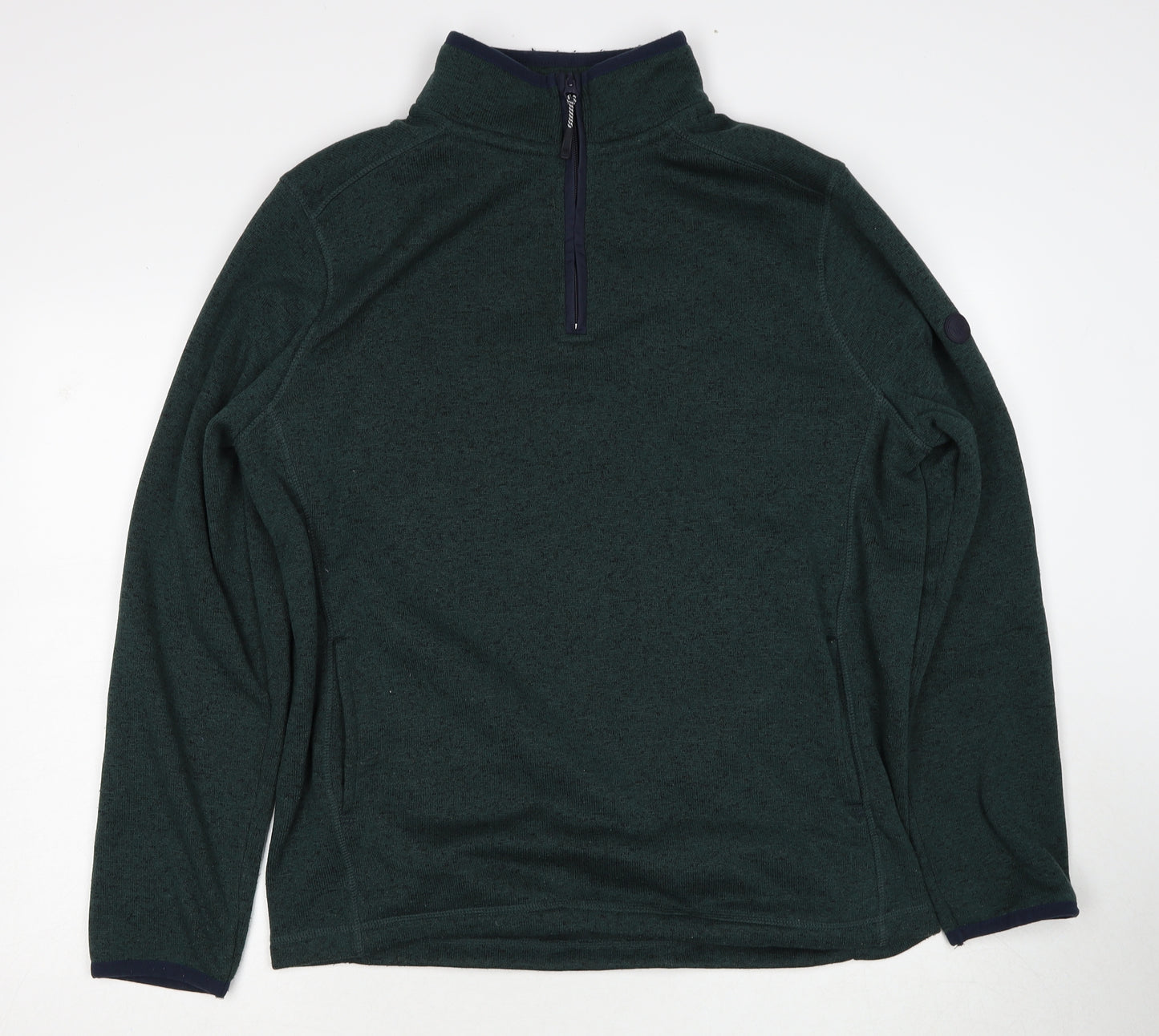 White Stuff Mens Green Polyester Pullover Sweatshirt Size L