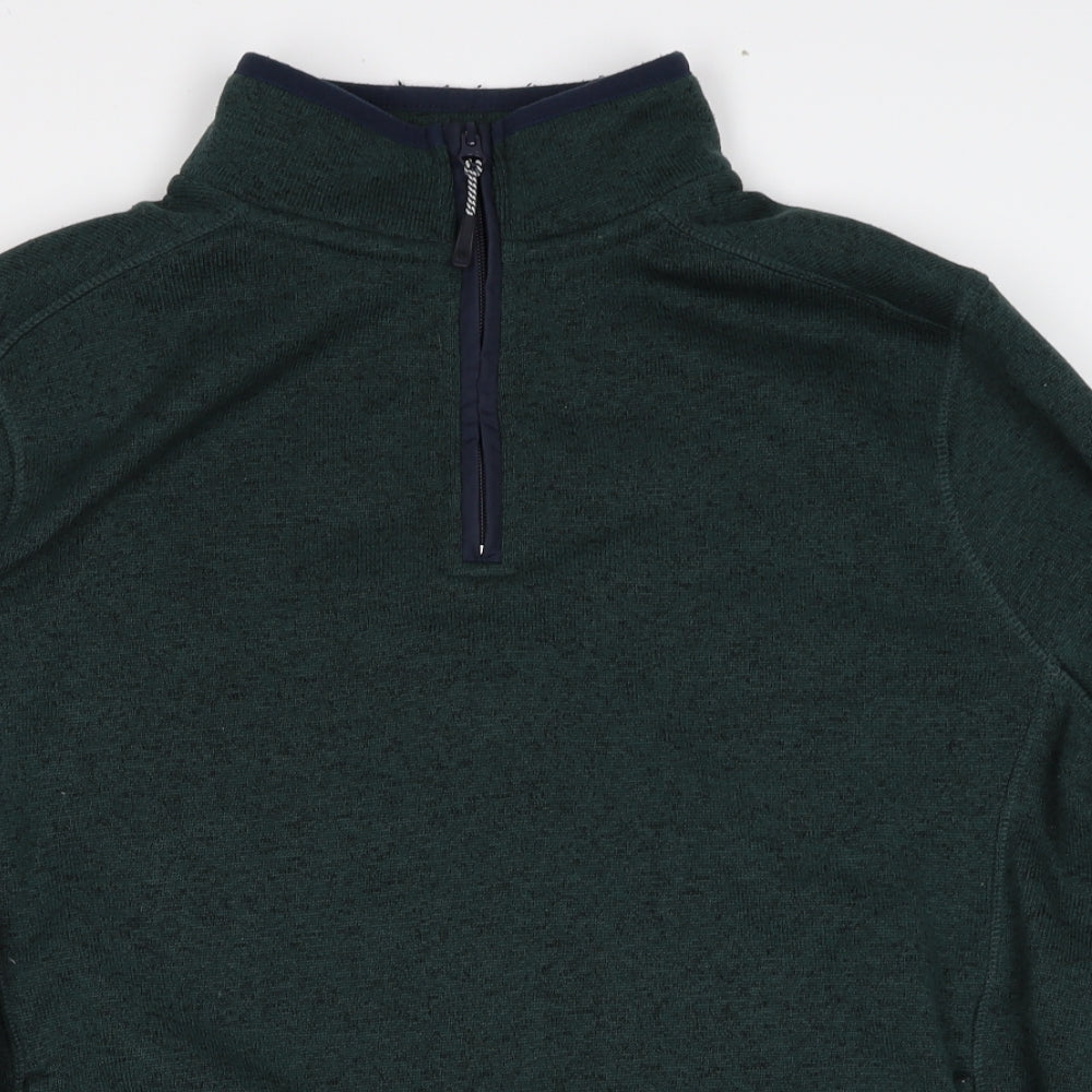 White Stuff Mens Green Polyester Pullover Sweatshirt Size L