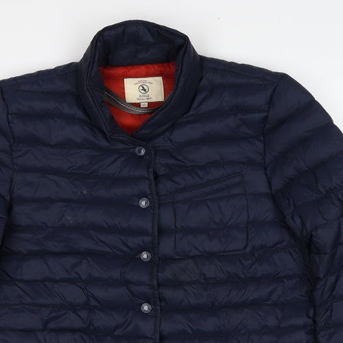Aigle Womens Blue Quilted Jacket Size 16 Snap