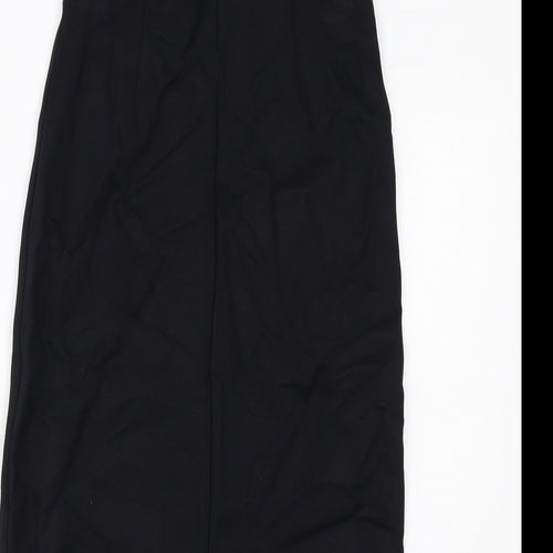 Marks and Spencer Womens Black Viscose A-Line Skirt Size 6