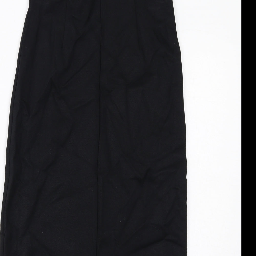 Marks and Spencer Womens Black Viscose A-Line Skirt Size 6