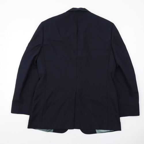 Golden Bear Mens Blue Polyester Jacket Suit Trousers Size 42 Regular