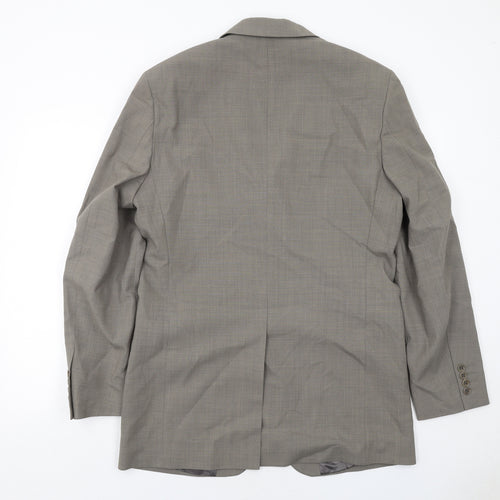 Marks and Spencer Mens Grey Polyester Jacket Suit Jacket Size 40 Regular