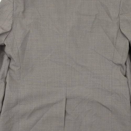 Marks and Spencer Mens Grey Polyester Jacket Suit Jacket Size 40 Regular