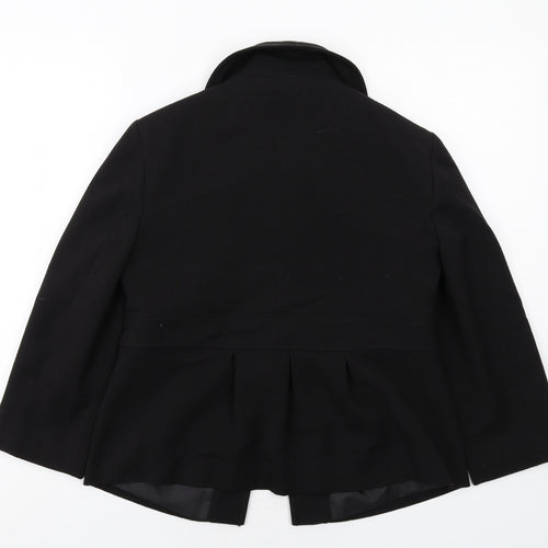 Principles Womens Black Jacket Blazer Size 10 Button