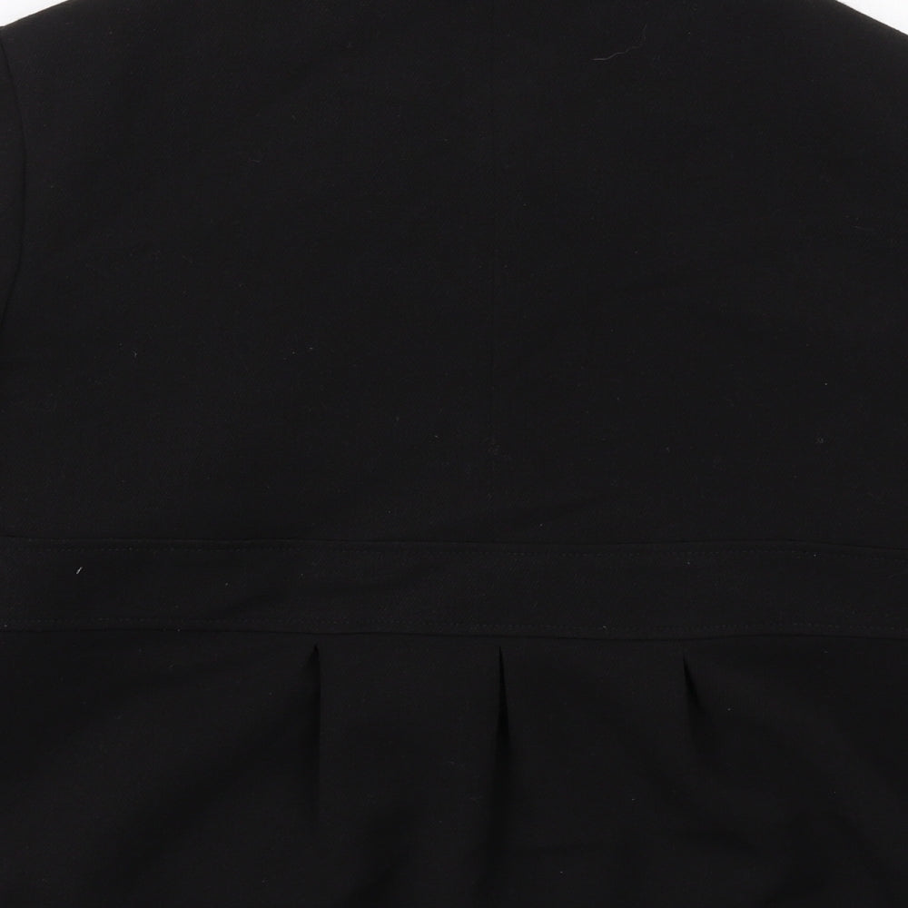 Principles Womens Black Jacket Blazer Size 10 Button