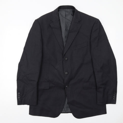 Marks and Spencer Mens Grey Wool Jacket Suit Jacket Size 42 Regular