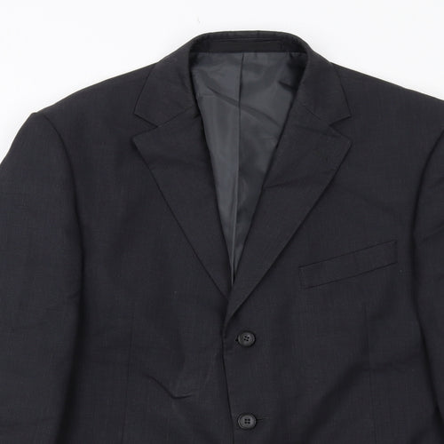 Marks and Spencer Mens Grey Wool Jacket Suit Jacket Size 42 Regular
