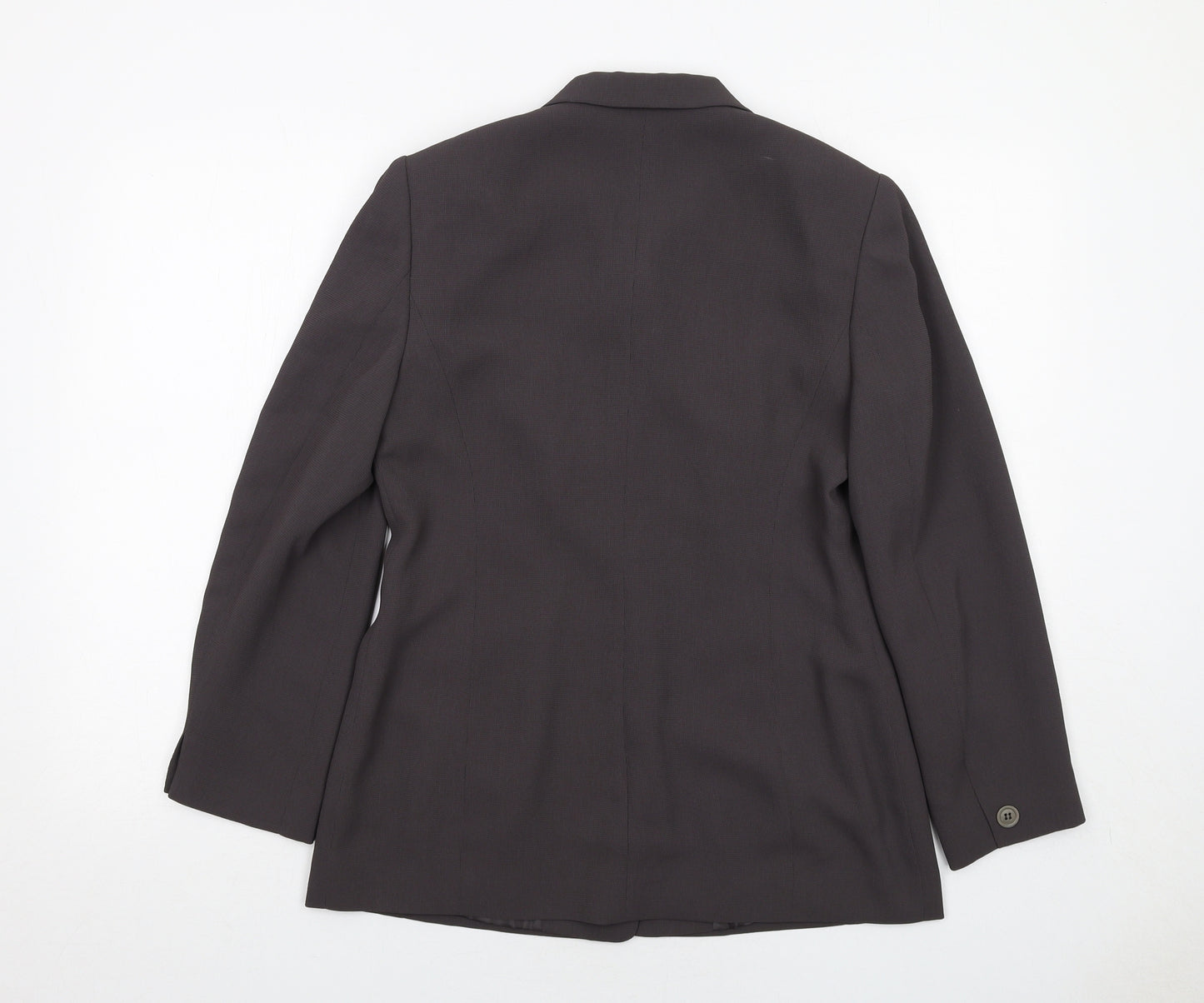 Precis Womens Grey Jacket Size 12 Button