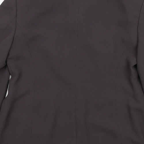 Precis Womens Grey Jacket Size 12 Button