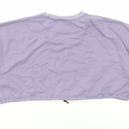 Blue Rinse Womens Purple Cotton Pullover Sweatshirt Size XL Pullover - Under Current