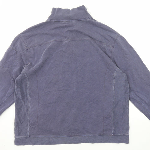 WOMbat Mens Blue Cotton Pullover Sweatshirt Size 2XL