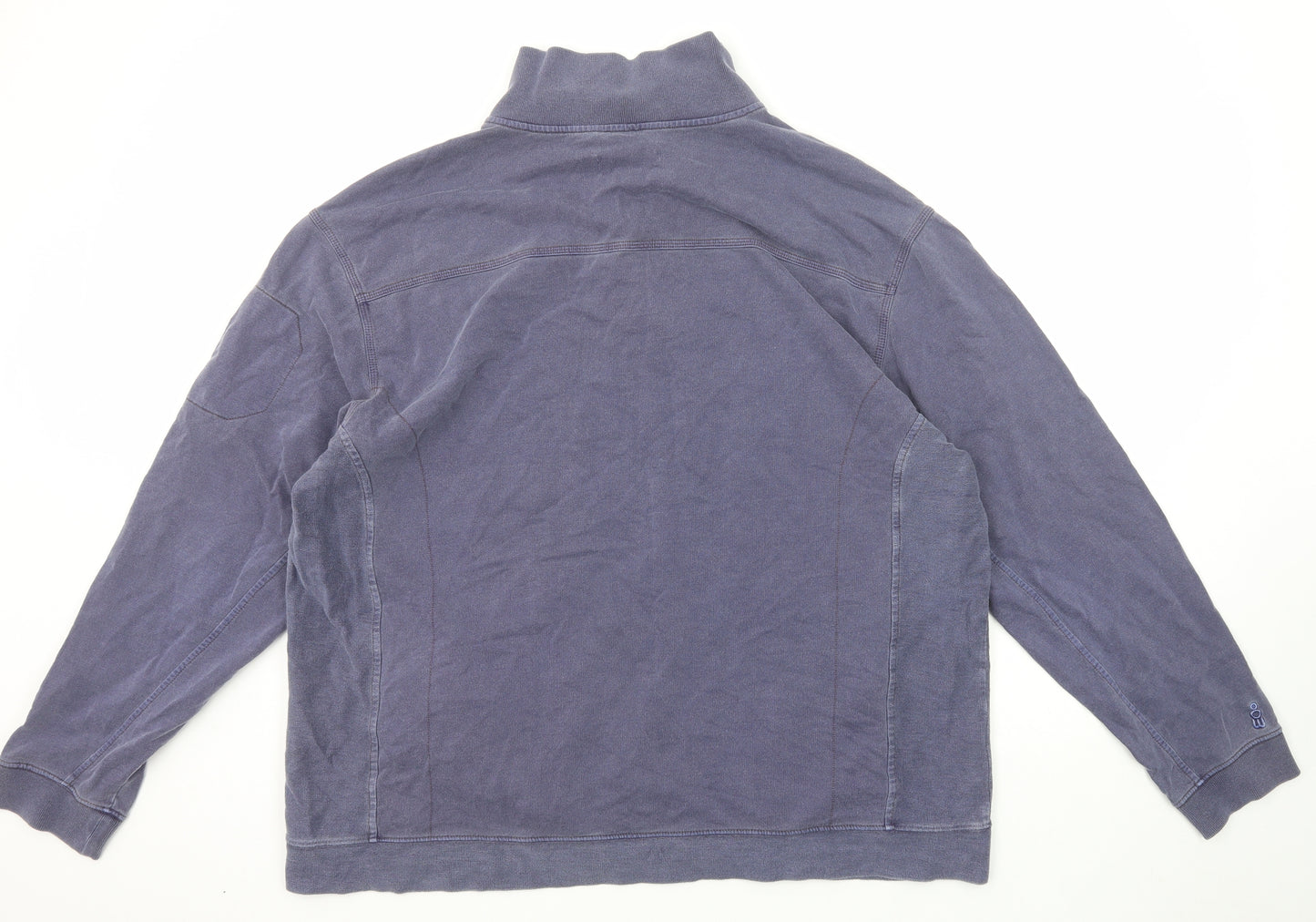 WOMbat Mens Blue Cotton Pullover Sweatshirt Size 2XL
