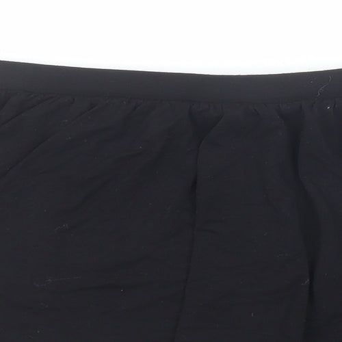 ASOS Womens Black Viscose Skater Skirt Size 6