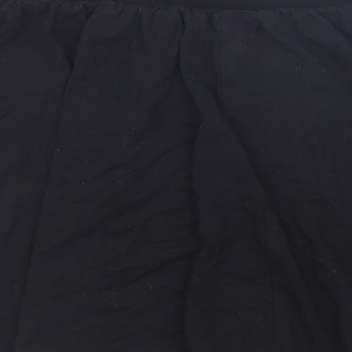 ASOS Womens Black Viscose Skater Skirt Size 6