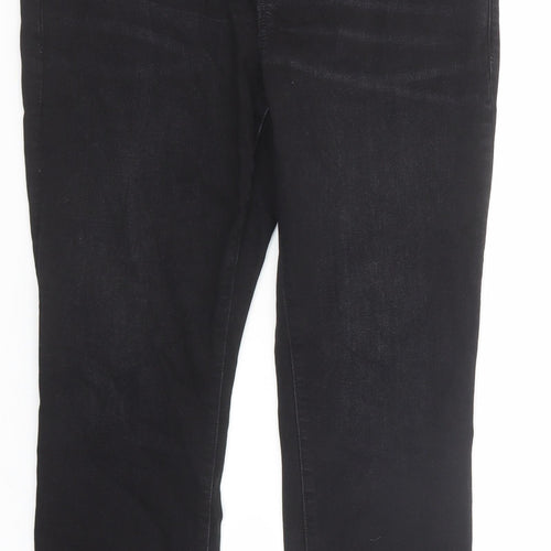 Gap Womens Black Cotton Skinny Jeans Size 32 in Regular Zip