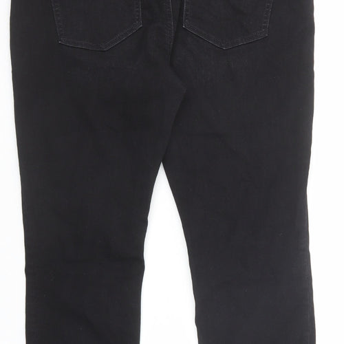 Gap Womens Black Cotton Skinny Jeans Size 32 in Regular Zip