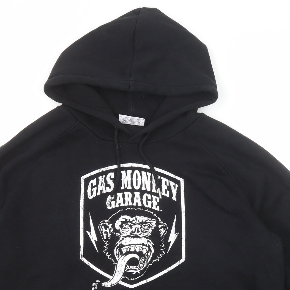 NEXT Mens Black Cotton Pullover Hoodie Size XL - Gas Monkey Garage
