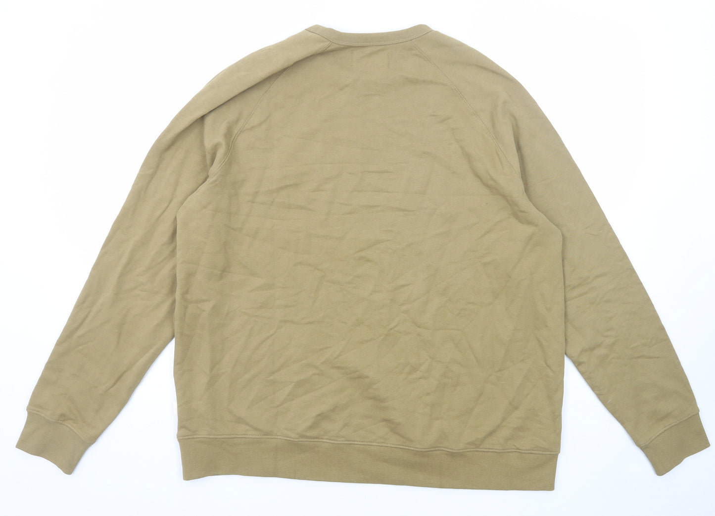 Marks and Spencer Mens Brown Cotton Pullover Sweatshirt Size XL
