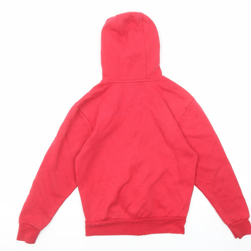 Slazenger Boys Red Cotton Full Zip Hoodie Size 7-8 Years Zip