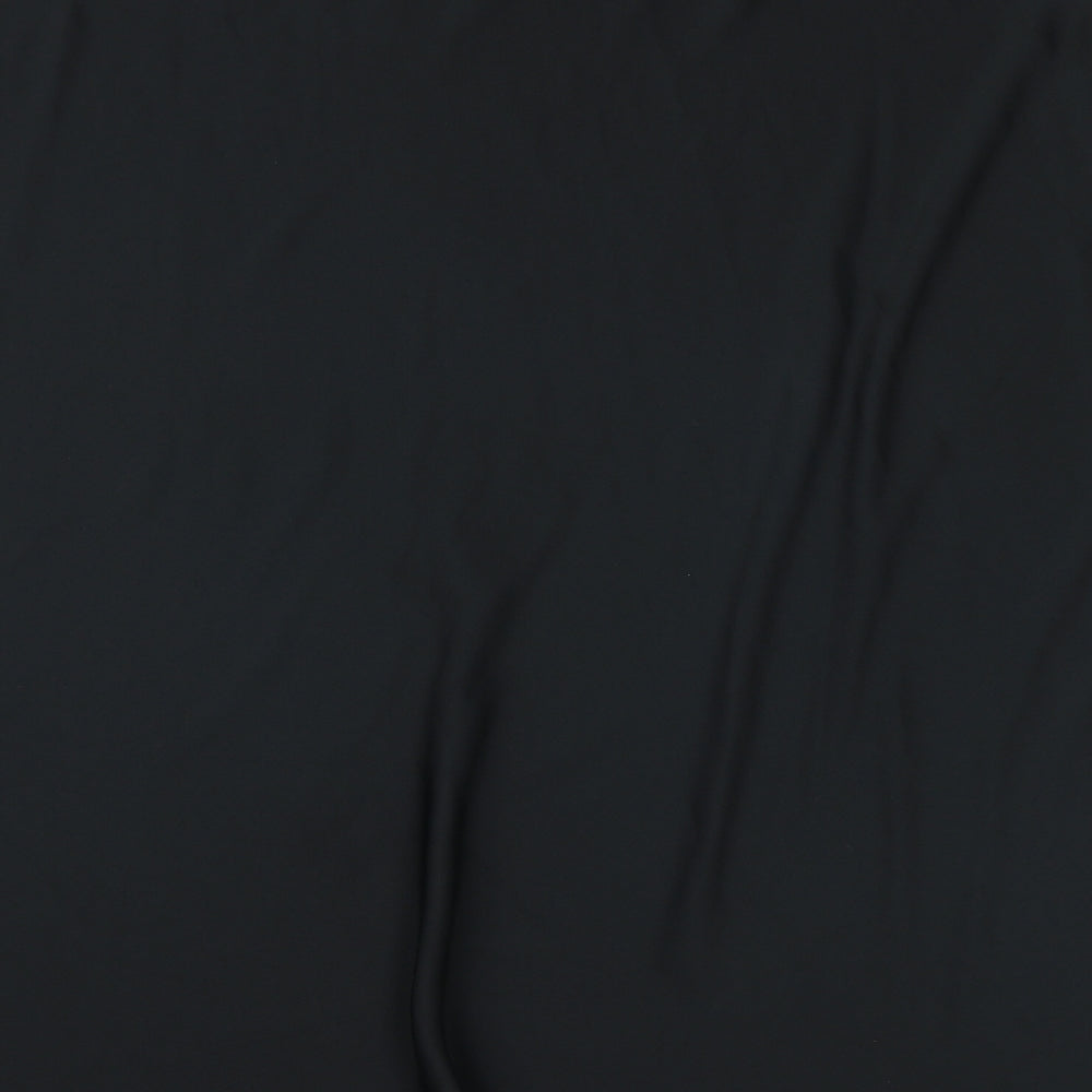 Marks and Spencer Womens Black Polyester Swing Skirt Size 22