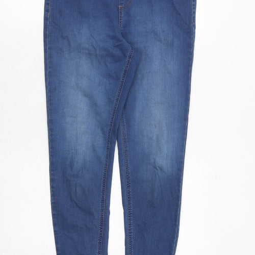 Marks and Spencer Womens Blue Cotton Jegging Jeans Size 12 Regular
