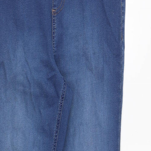 Marks and Spencer Womens Blue Cotton Jegging Jeans Size 12 Regular