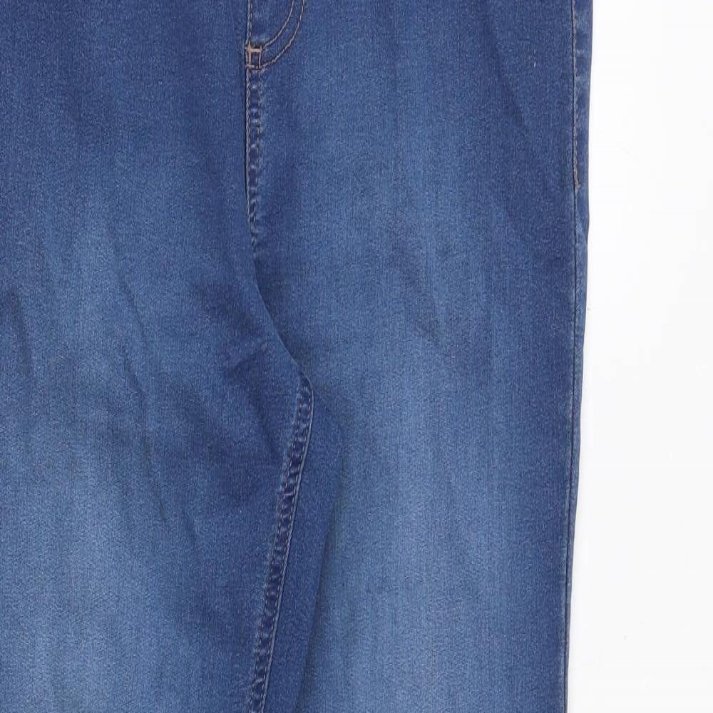 Marks and Spencer Womens Blue Cotton Jegging Jeans Size 12 Regular