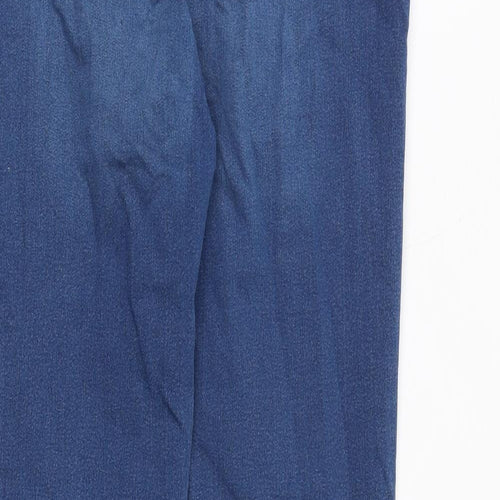 Marks and Spencer Womens Blue Cotton Jegging Jeans Size 12 Regular
