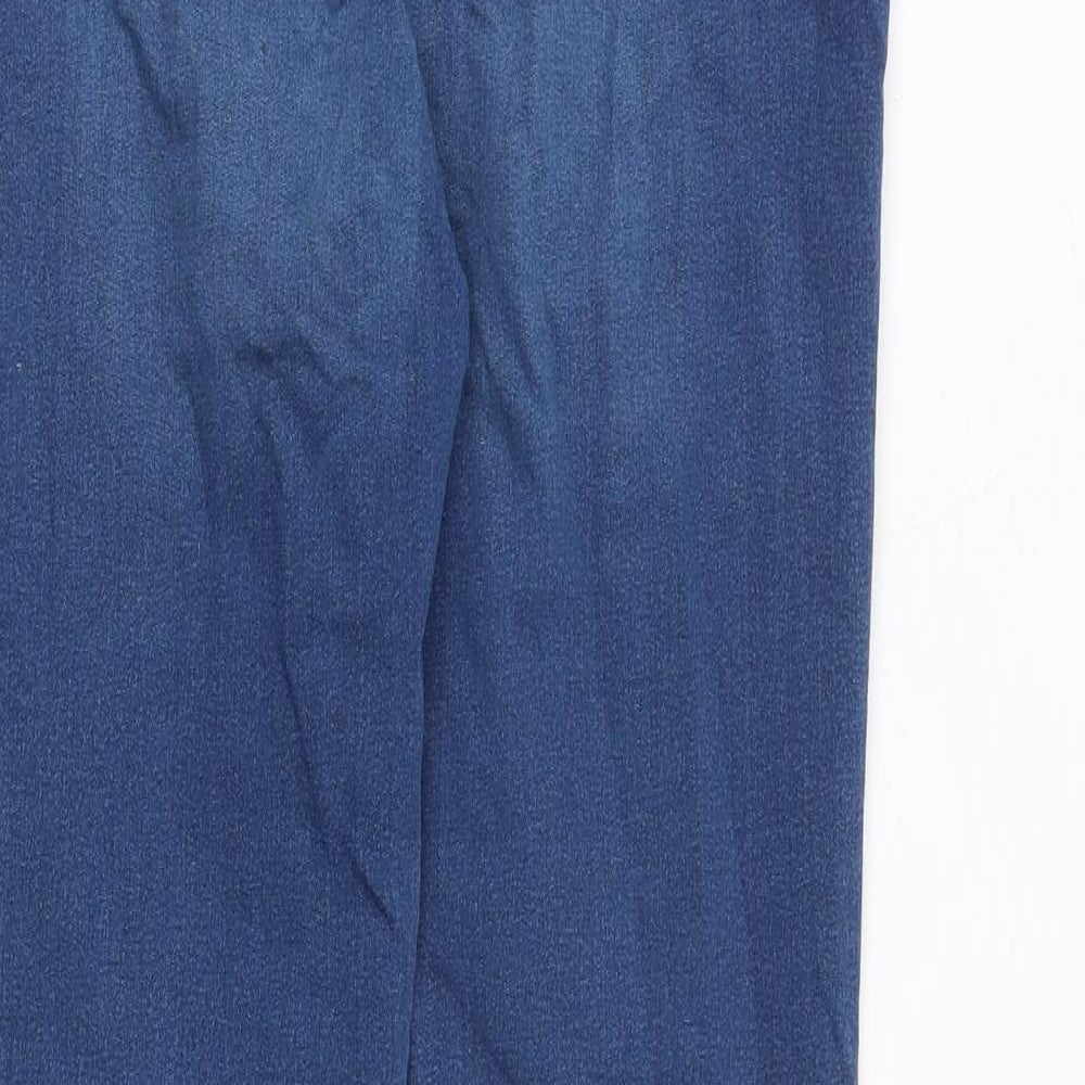 Marks and Spencer Womens Blue Cotton Jegging Jeans Size 12 Regular
