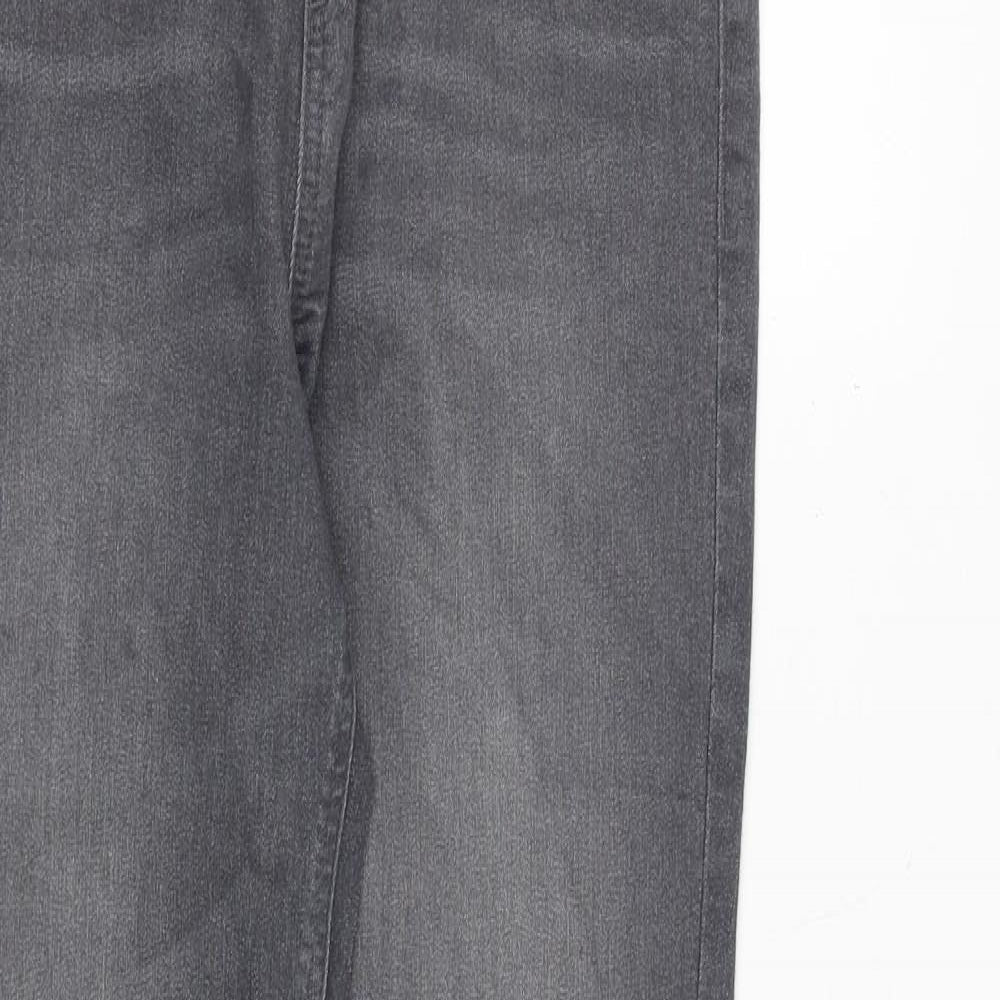 Marks and Spencer Womens Grey Cotton Jegging Jeans Size 10 Regular