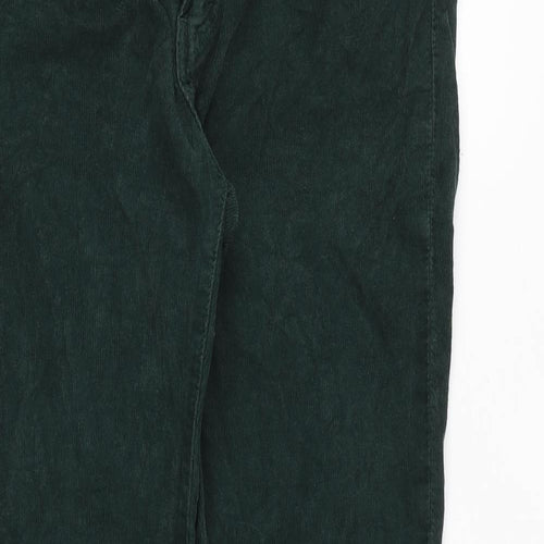 Levi's Mens Green Cotton Trousers Size 32 in Regular Zip