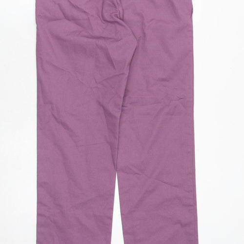 Dickies Mens Purple Polyester Trousers Size 32 in Regular Zip