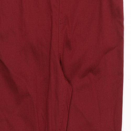 Marks and Spencer Womens Red Cotton Jegging Jeans Size 16 Regular