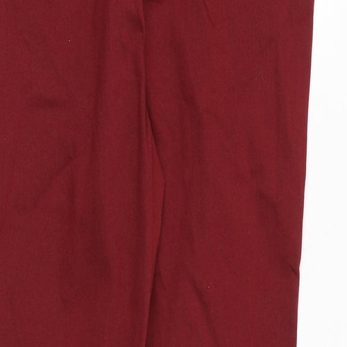 Marks and Spencer Womens Red Cotton Jegging Jeans Size 16 Regular