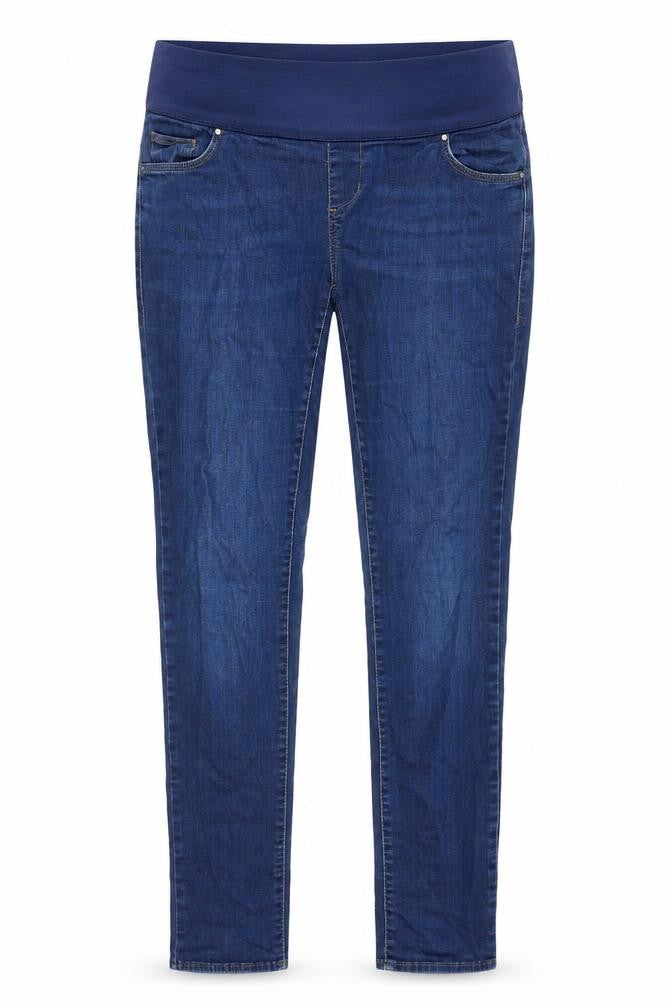 Topshop Womens Blue Cotton Skinny Jeans Size 12 Regular