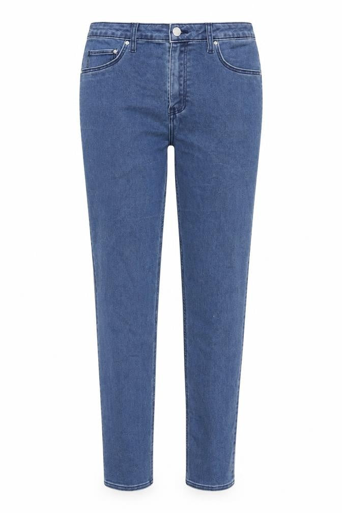 H&M Womens Blue Cotton Skinny Jeans Size 33 in Regular Zip